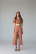 Gaia Top & Zip Culotte Set – Chocolate