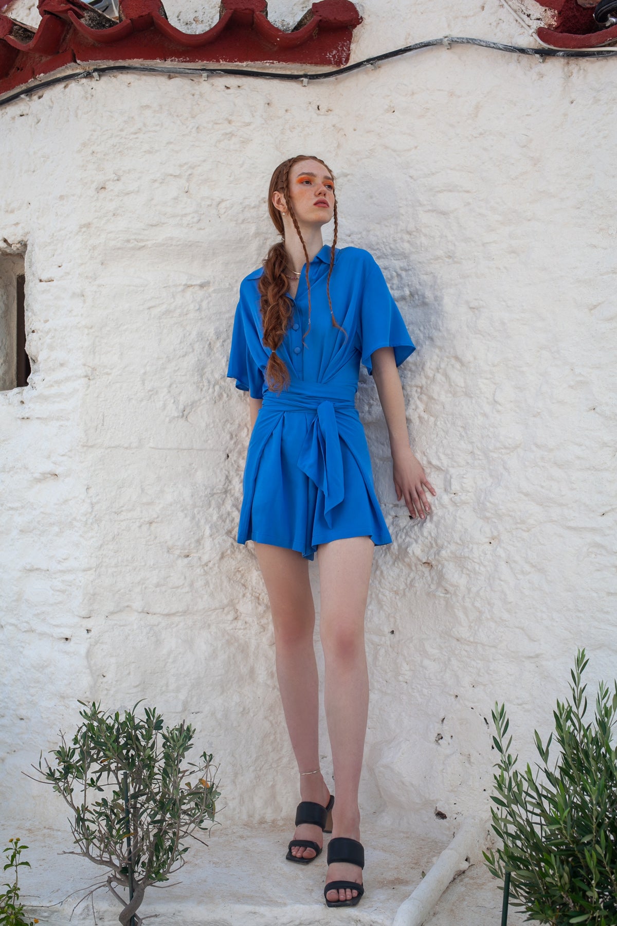 One Way Playsuit – Blue