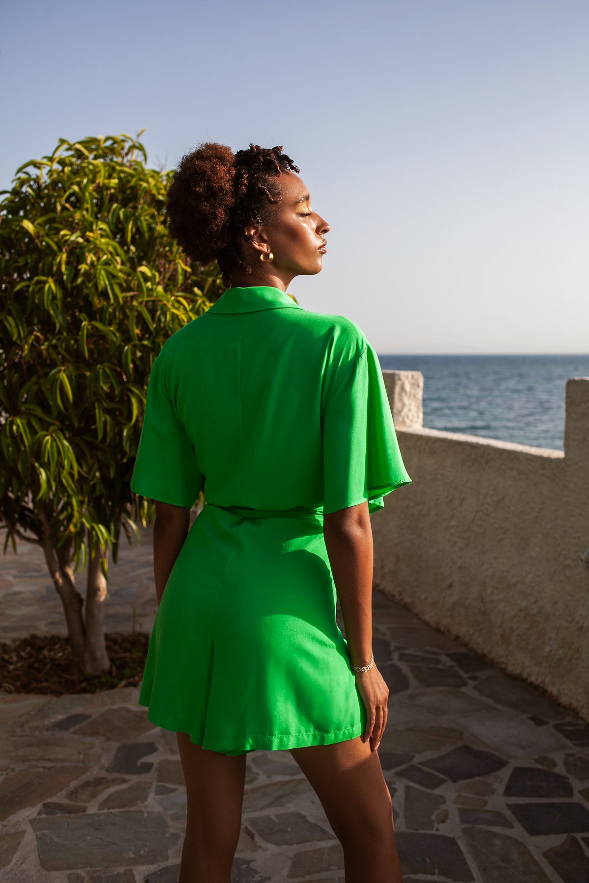 One Way Playsuit – Green
