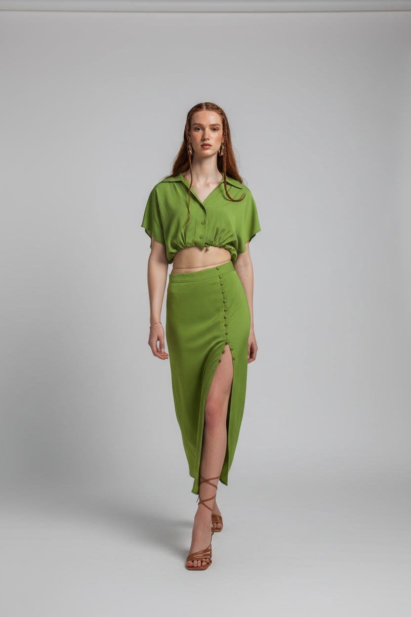 Summerflirt Skirt - Olive