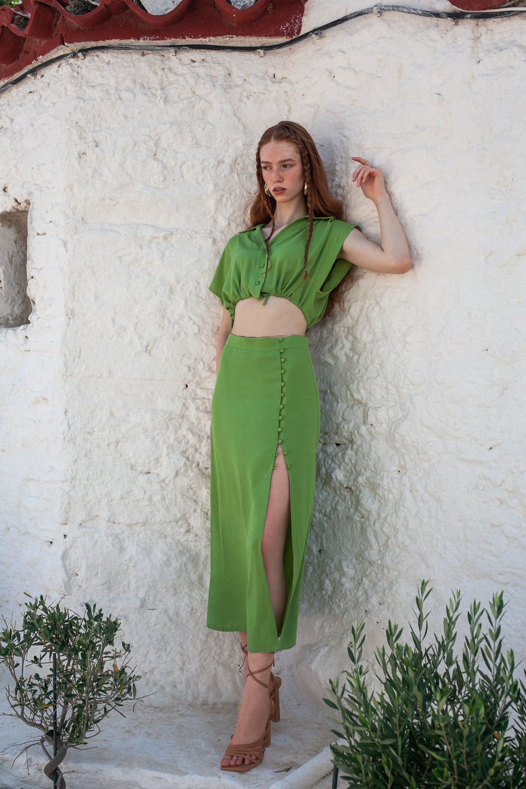 Summerflirt Skirt - Olive