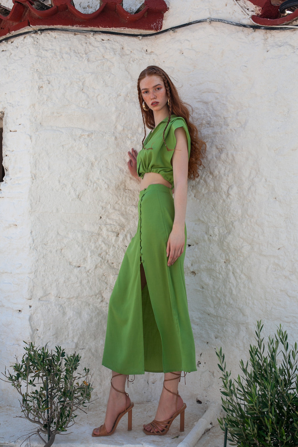 Summerflirt Skirt - Olive