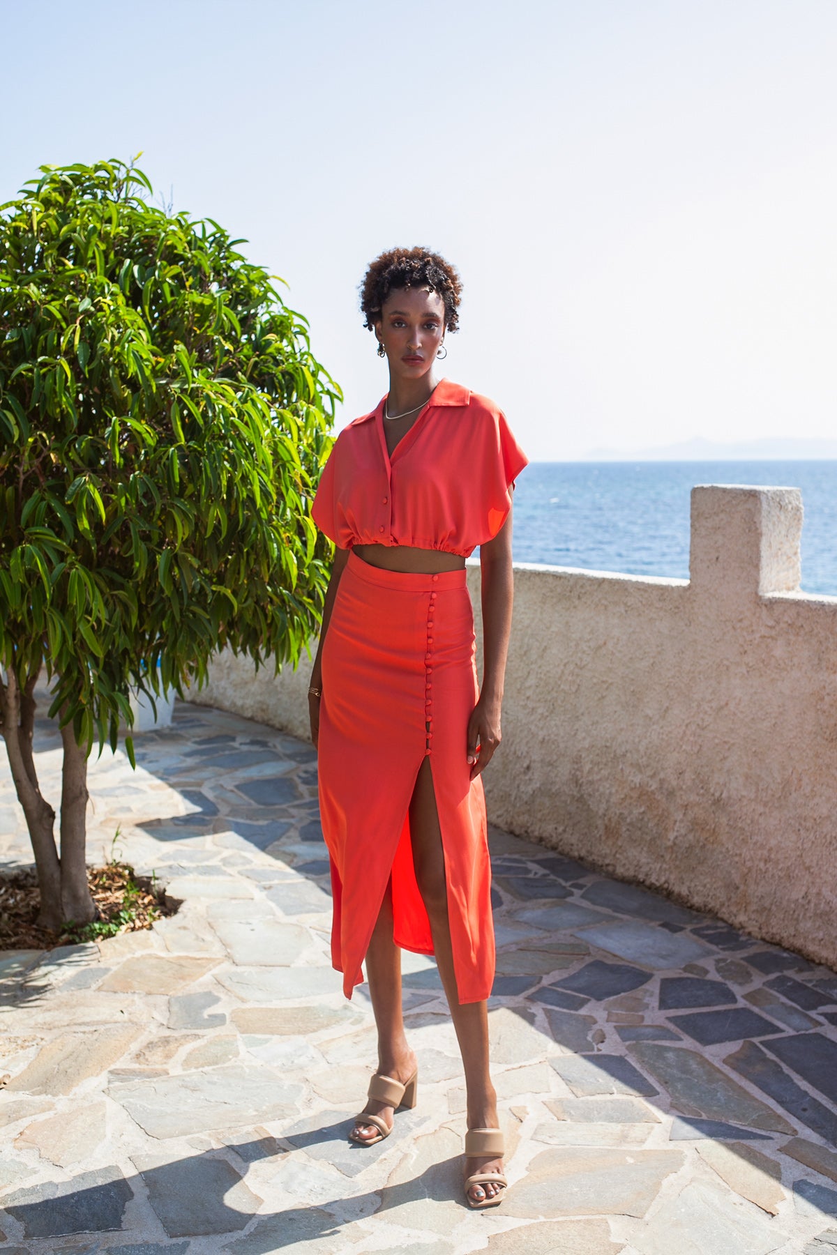 Summerflirt Skirt – Coral