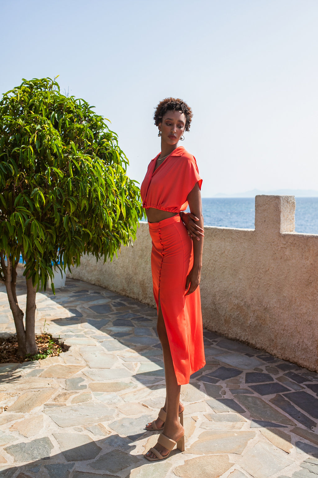 Summerflirt Skirt – Coral