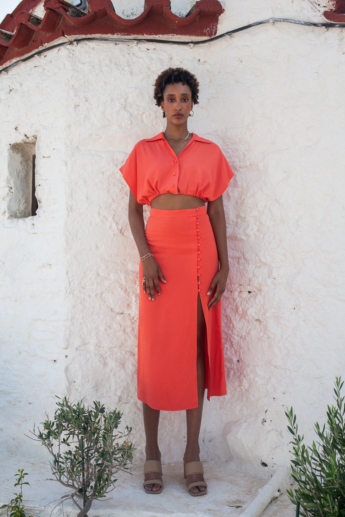 Summerflirt Skirt – Coral