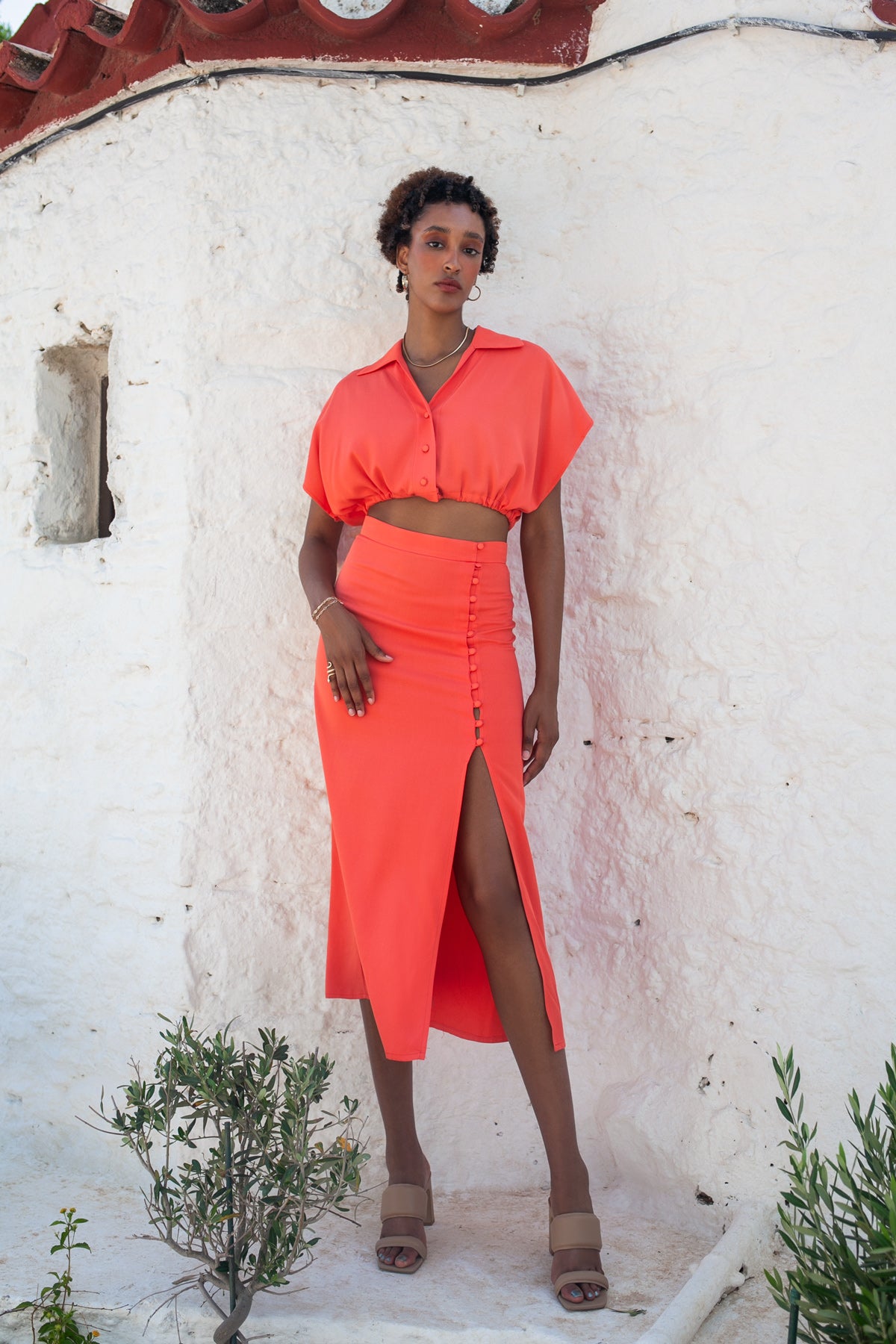 Summerflirt Skirt – Coral
