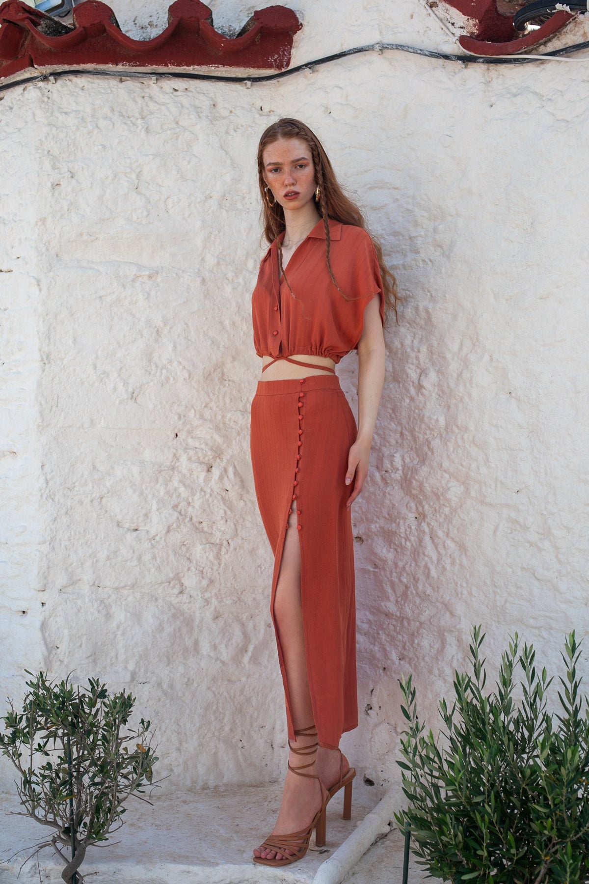 Summerflirt Skirt - Terracotta 