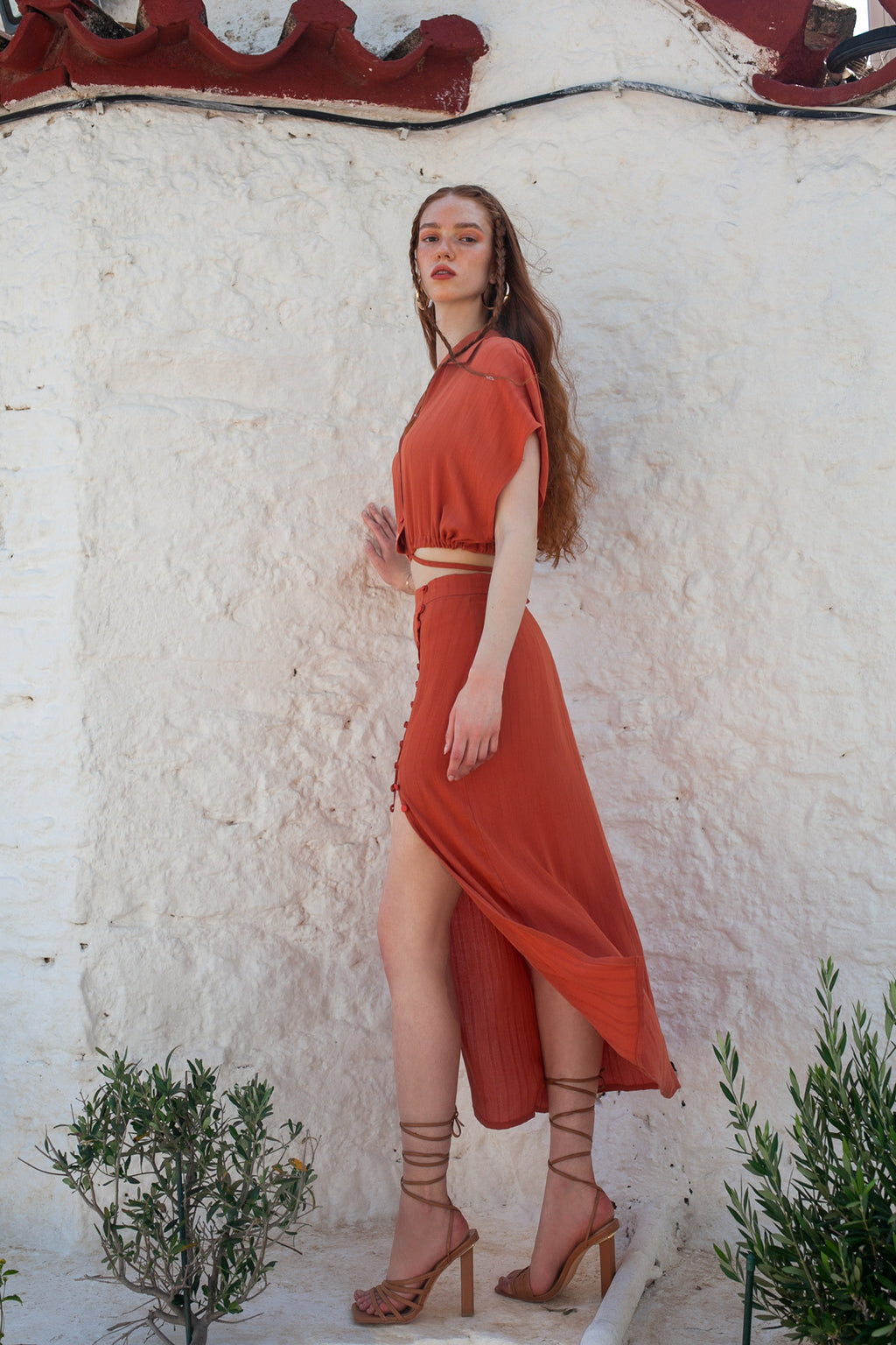 Summerflirt Skirt - Terracotta 