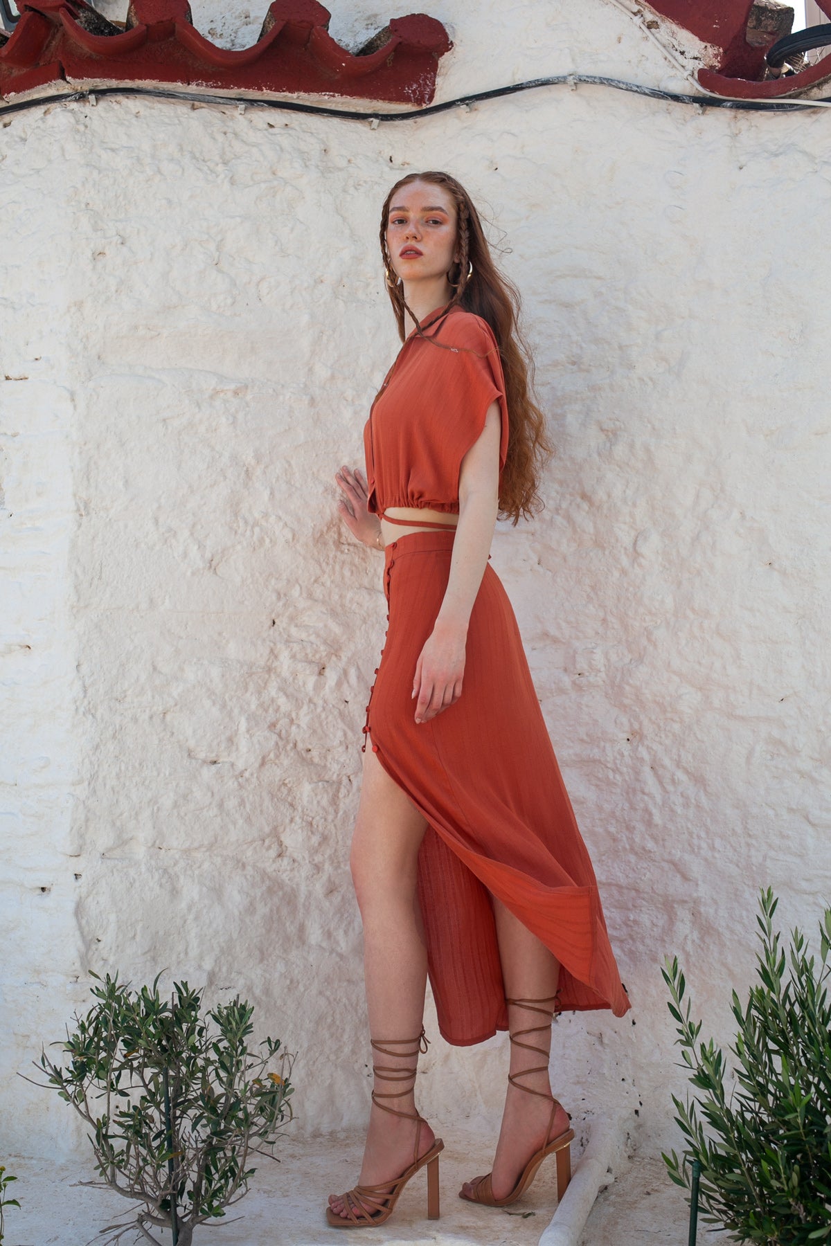 Summerflirt Skirt - Terracotta 