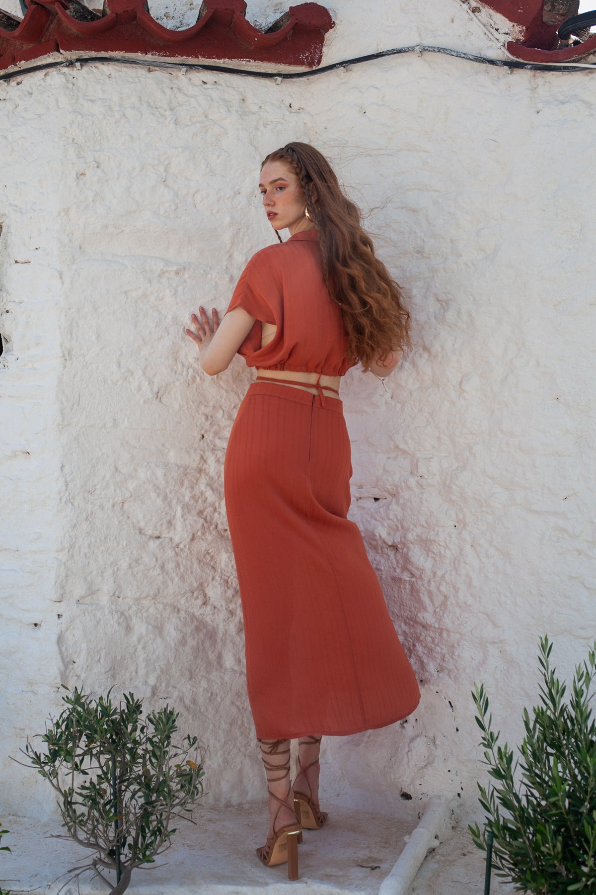 Summerflirt Skirt - Terracotta 
