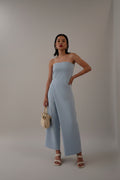 Strapless jumpsuit - Light Blue